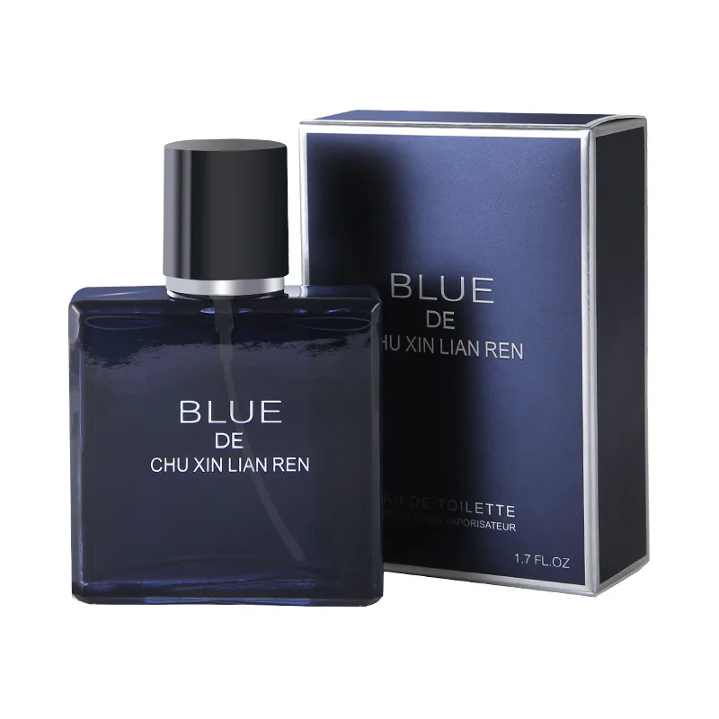 

Factory Wholesale Hot Sale Blue Men's Perfume Manly Ocean Fresh Long Lasting Cologne 50ML