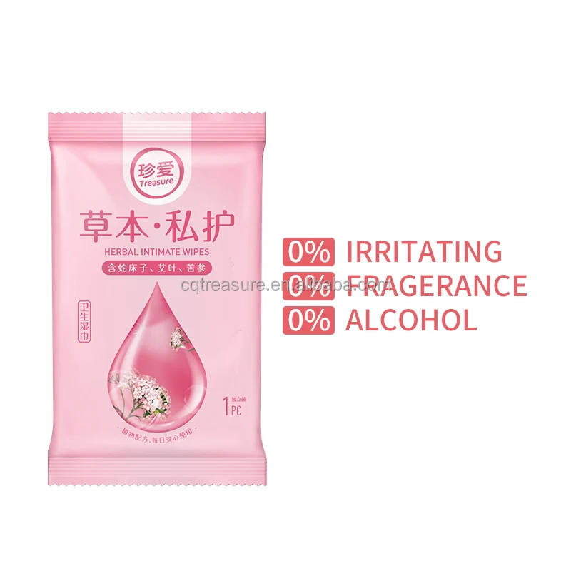 

Non Alcohol Sex Wipes Travel Size Single Custom Feminine Hygiene Wipes Private Label Water Tissue Wipes