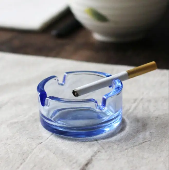 

Indoor Glass Ashtray Cigarette Accessories, Clear