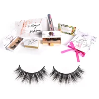 

Free sample wholesale silk lashes custom 25mm luxury eyelash packaging box private label 3d mink eyelashes vendor