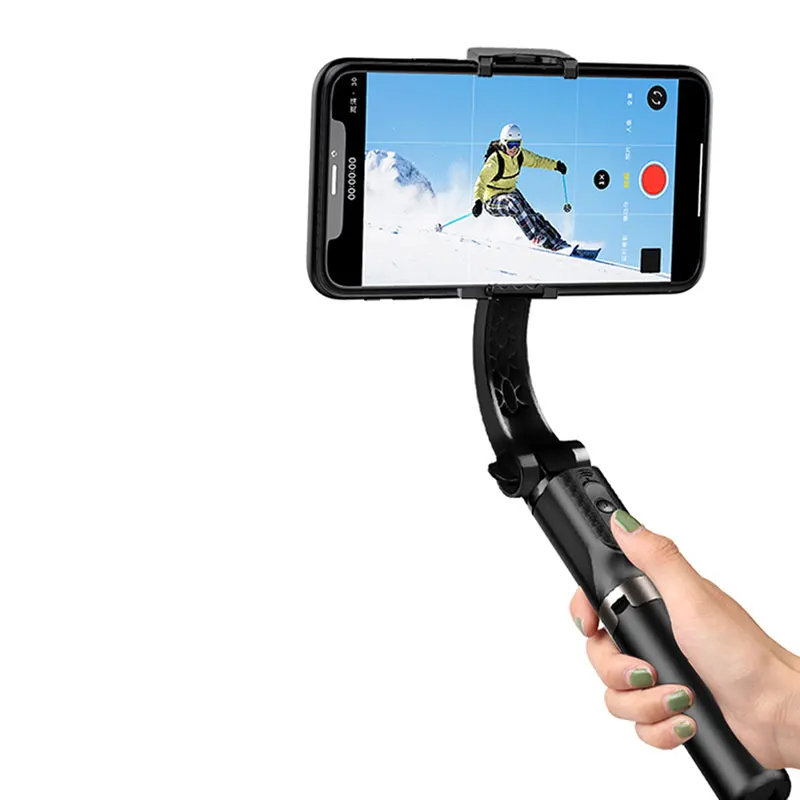 

3 in 1 Selfie Stick Stabilizer with Tripod Wireless Blue tooth and Fill Light Single Axis Gimbal Stretchable Up to 610mm