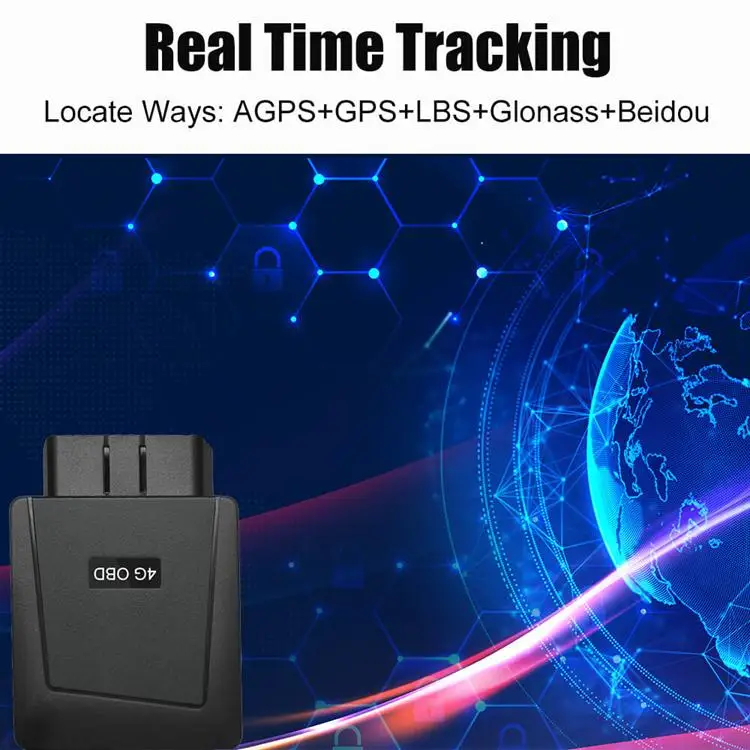 4G OBD Car Tracker Diagnostic LTE Mini Tracker Gps Tracker Android IOS APP