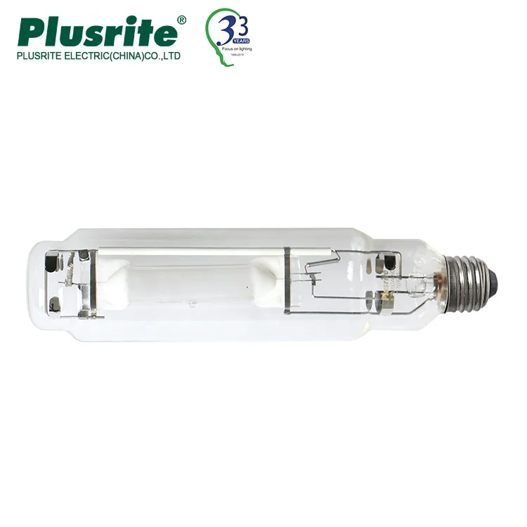 
Plusrite MH1000W TT76 E39E40 4200K bulb factory directly supply metal halide lamp 1000w 