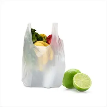 
Custom PLA Biodegradable T-shirt Shopping Bags Compostable Grocery Bag With Top Quality 