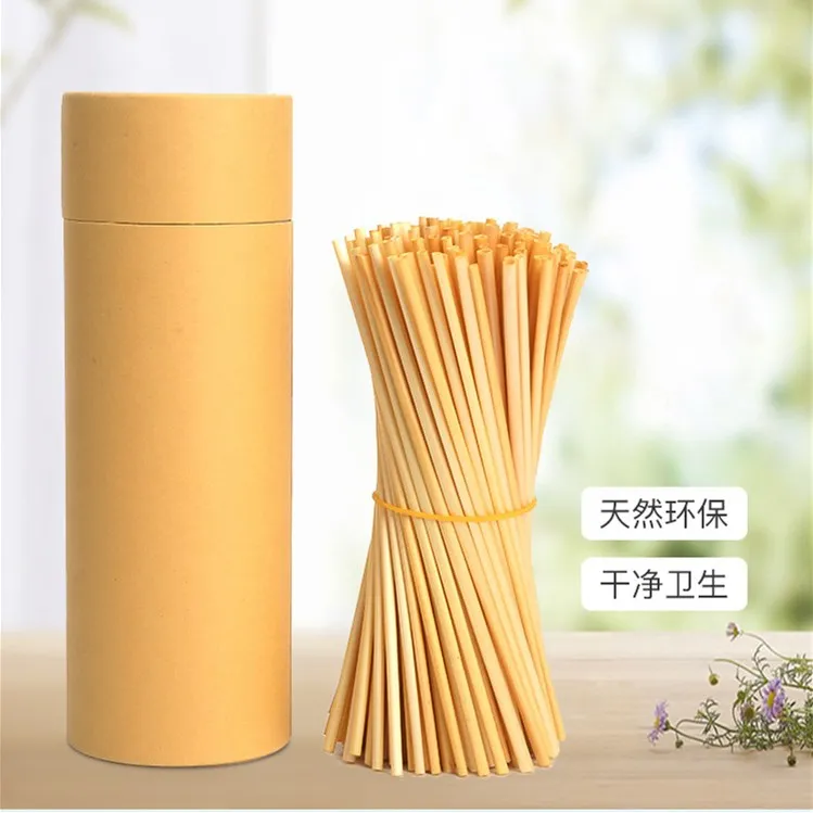 
100% Biodegradable Compostable Straw Portable Drinking Straw Wheat Straw 