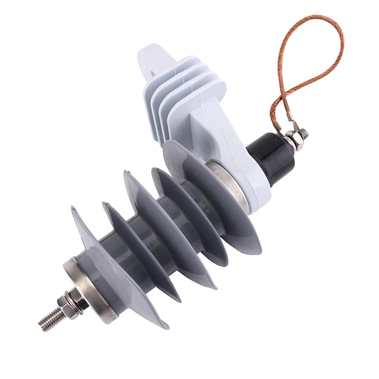 11kv Pole Mounted Zinc Oxide Lightning Surge Arrester With Disconnector