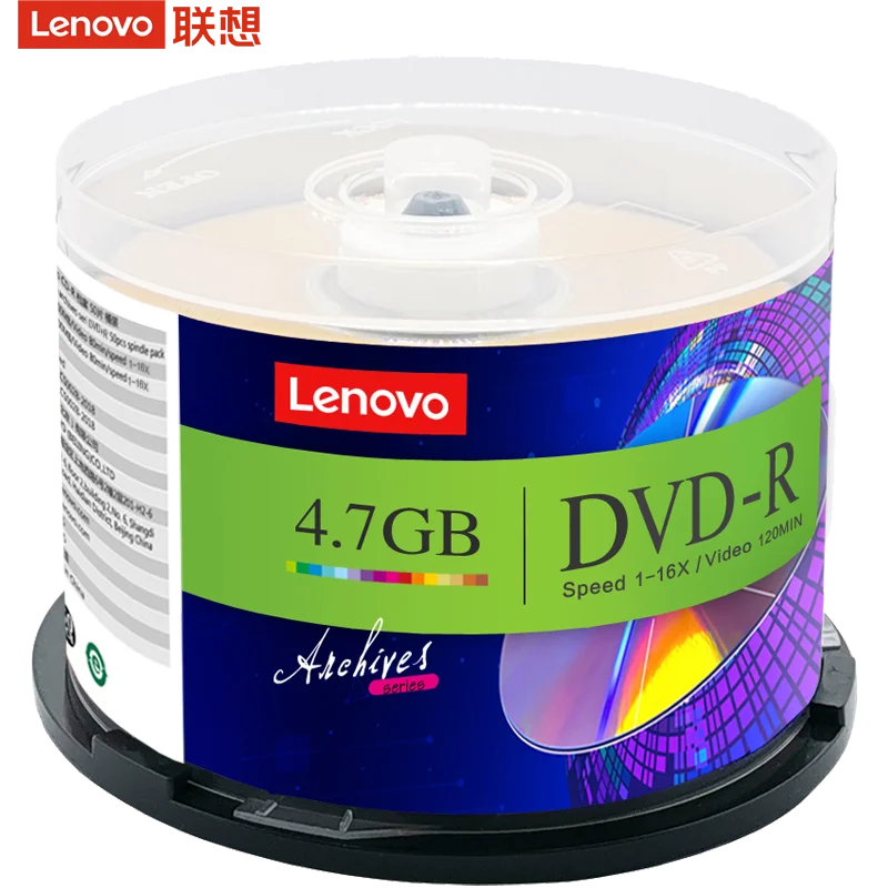 

Original type archives music media dvd-r burn disc 4.7GB 16X blank dvd for Lenovo