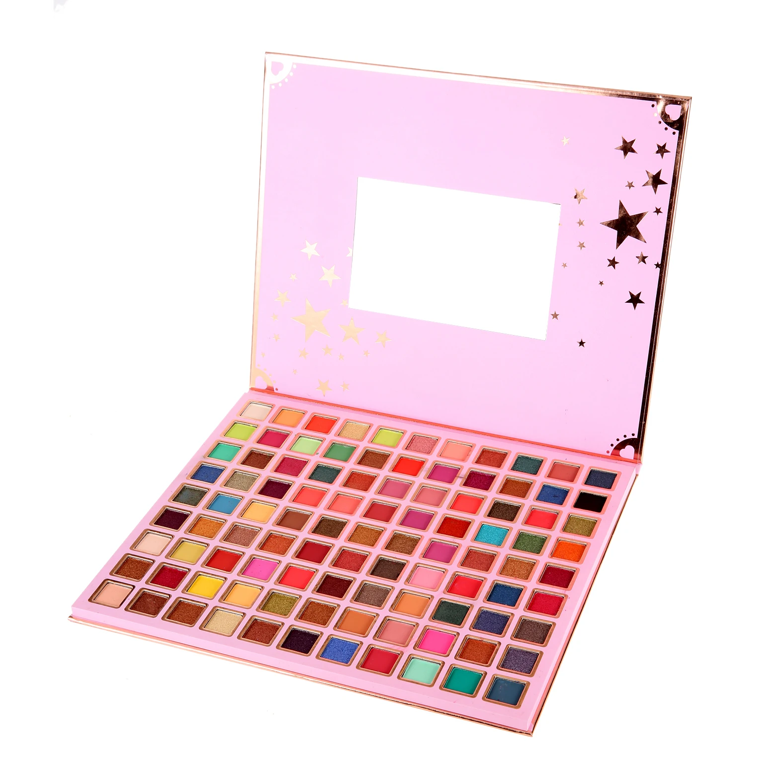 

Private Label Wholesales Shimmer Surface Luxury Makeups High Pigmented 99 colors big eyeshadow palette with logo cruelty free