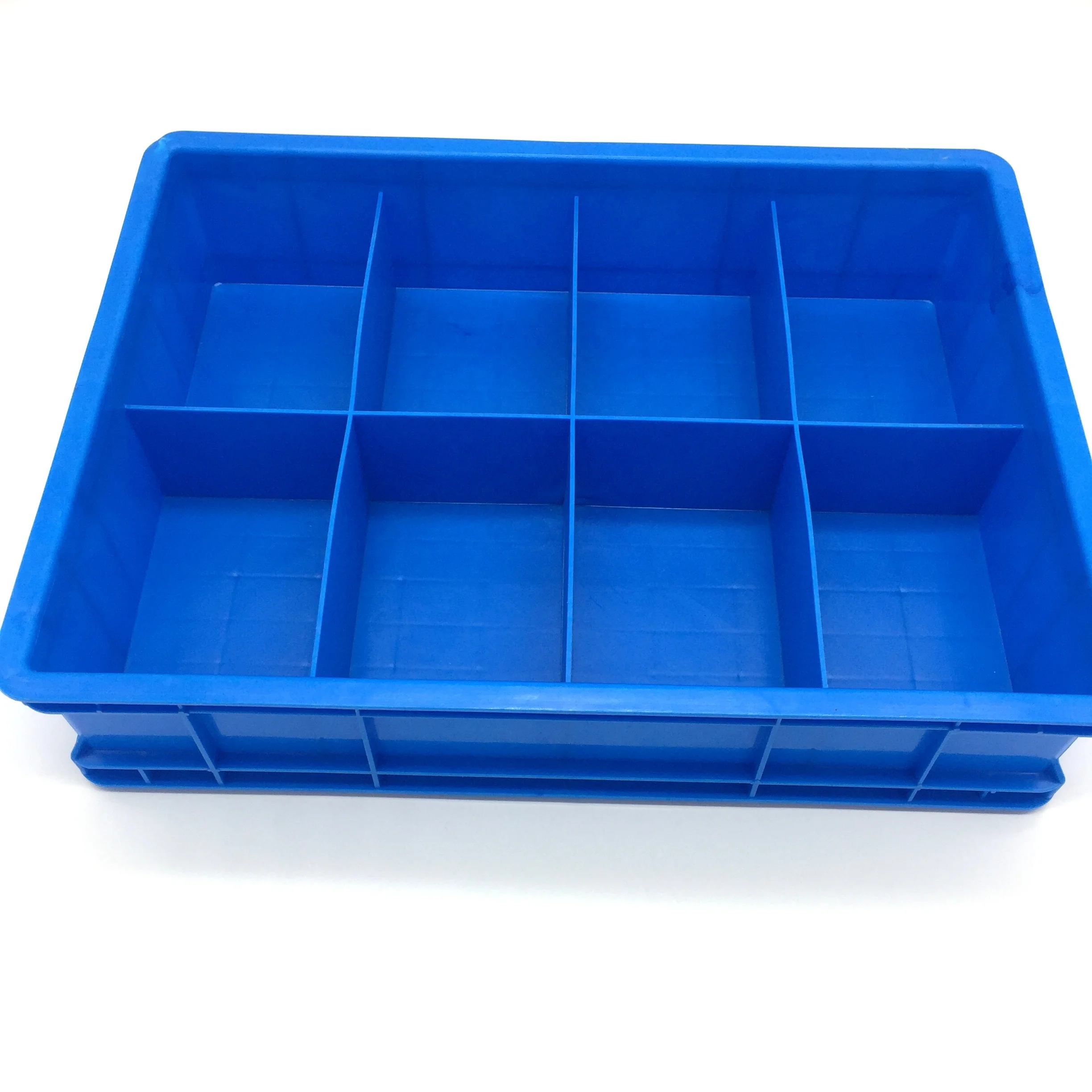 

8 compartments plastic storage box for industrial warehouse, Customizable