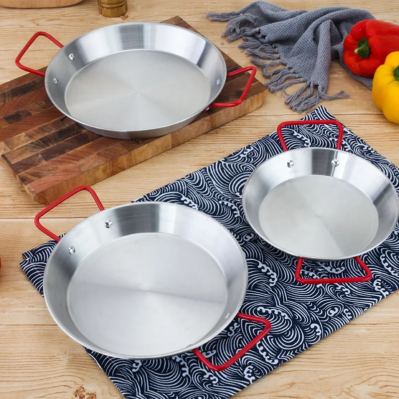 

Amazon Household Hotpot Cooking For Crayfish Seafood Kitchen Korean Stainless Steel Cooking Paella Pan Tray