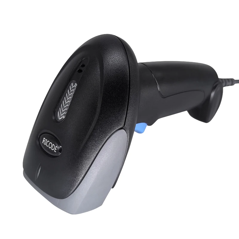 

TiCODE Wired 1D Portable Barcode Reader Scanner For Commercial Application, Blue + black