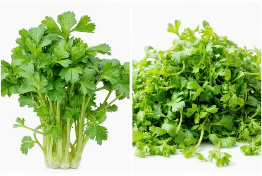 Person shopping for cilantro at a Latin American market