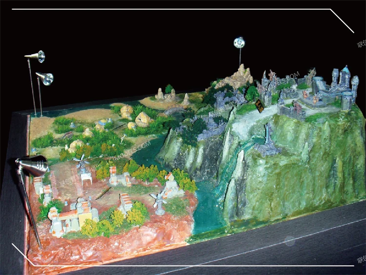 Game scene model --02