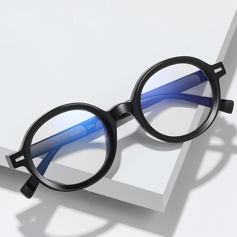 

NWOGLSS 2092 Reading Clear Lens Anti Blue Glasses Round Eyeglasses Frame