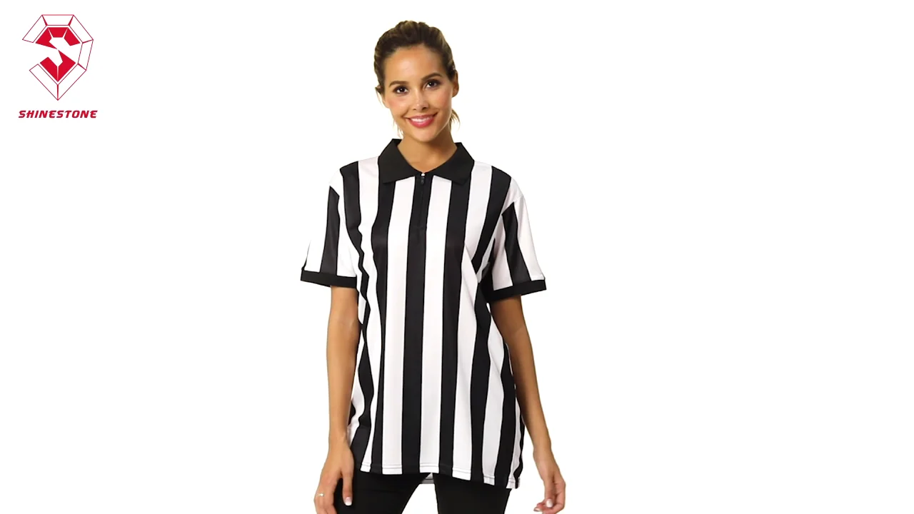 Shinestone Men’s Soccer Long Sleeves Referee Jersey Referee Long Shirt 