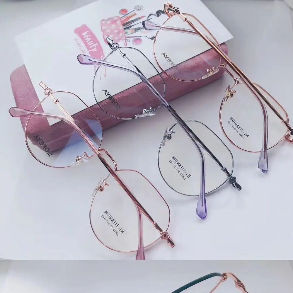 

good quality Fashion medal Paris model can make power lenses, 4 colors