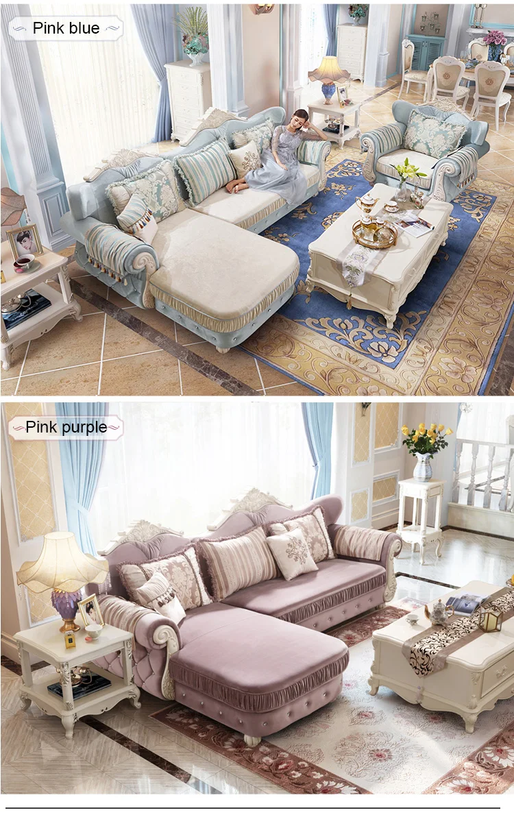 Modern Luxury Couches Hotel Suite Long Lounge Living Room Furniture Sofa Set