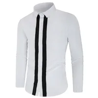 

Hot Sale Soft Comfortable Business Office Long Sleeve 100% Cotton Men White Dress Shirts