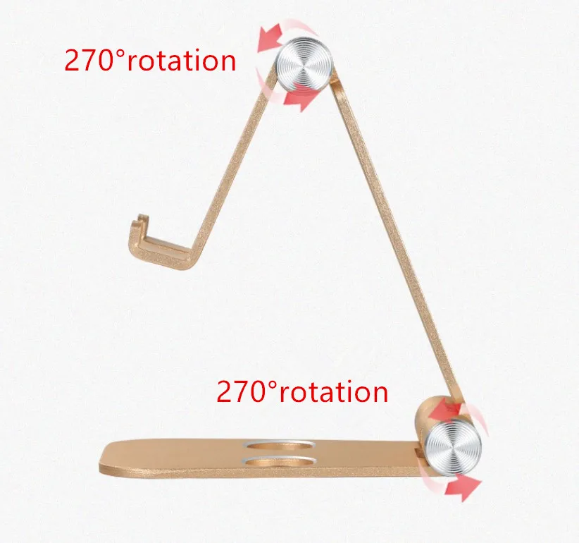 

aluminum foldable adjustable desktop table phone tablet stand holder