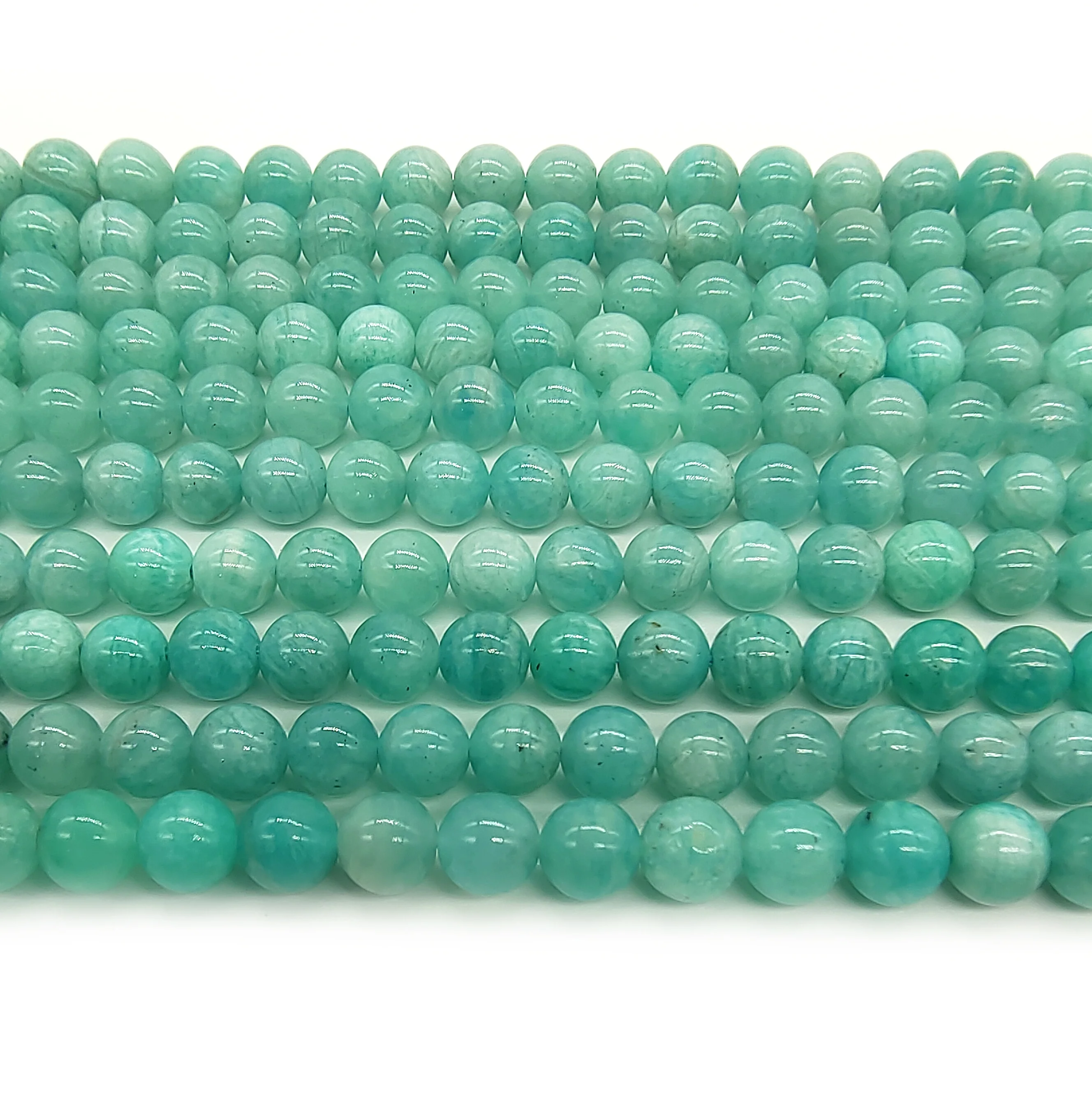 

6mm 8mm 10mm natural gemstone turquoise amazonite Tianhe round loose beads, As picture