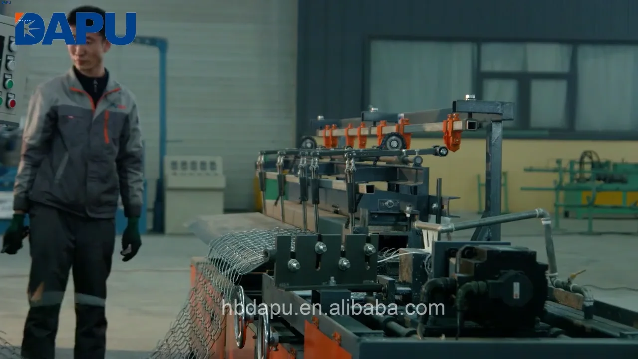 Advanced Diamond Mesh Whole Single Wire Chain Link Fence Making Machine