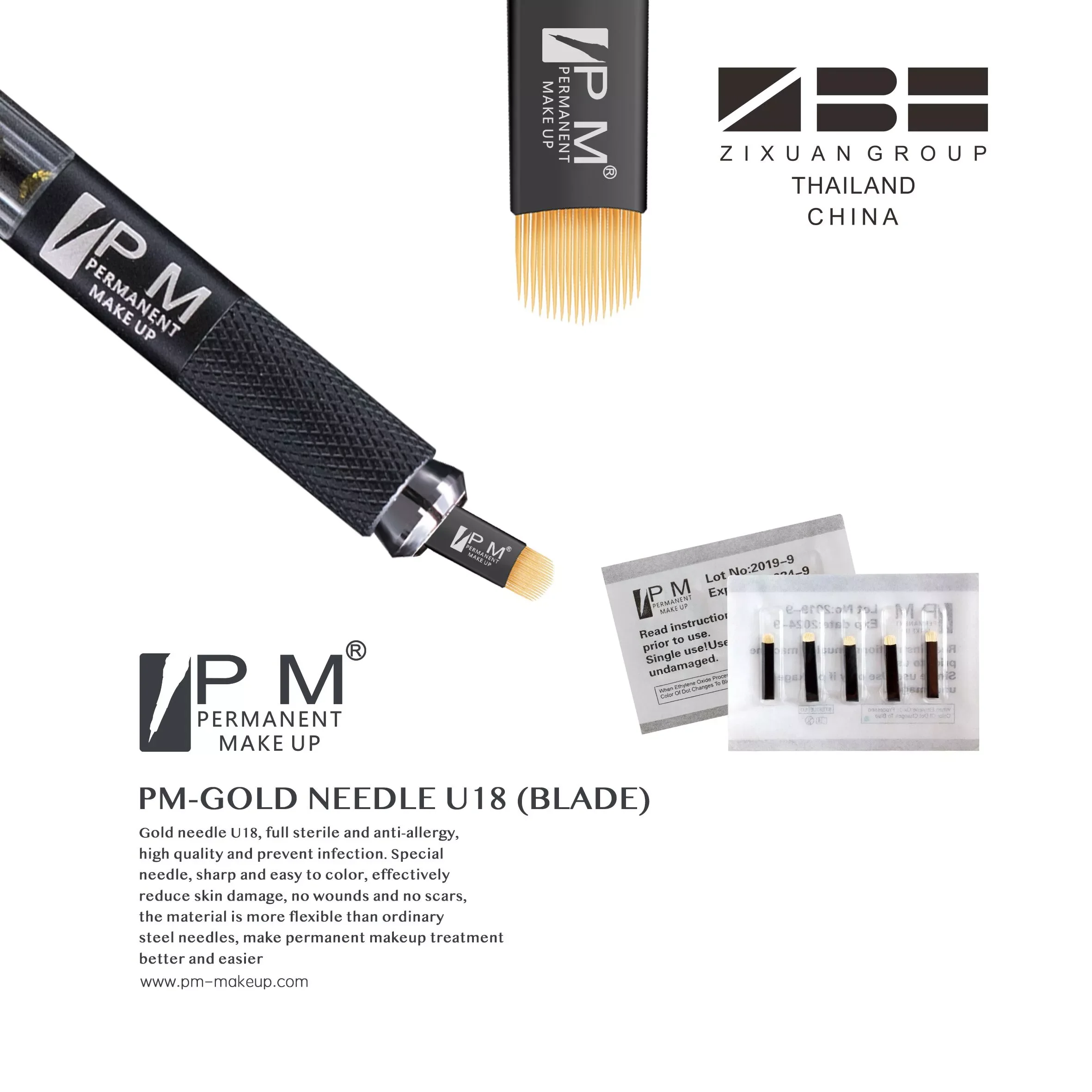 

Manual Eyebrow Embroidery Tattoo Pen grips, Black