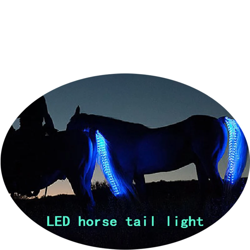 

120MA USB rechargeable led light strips horse tail light 100cm length 85pcs lamps