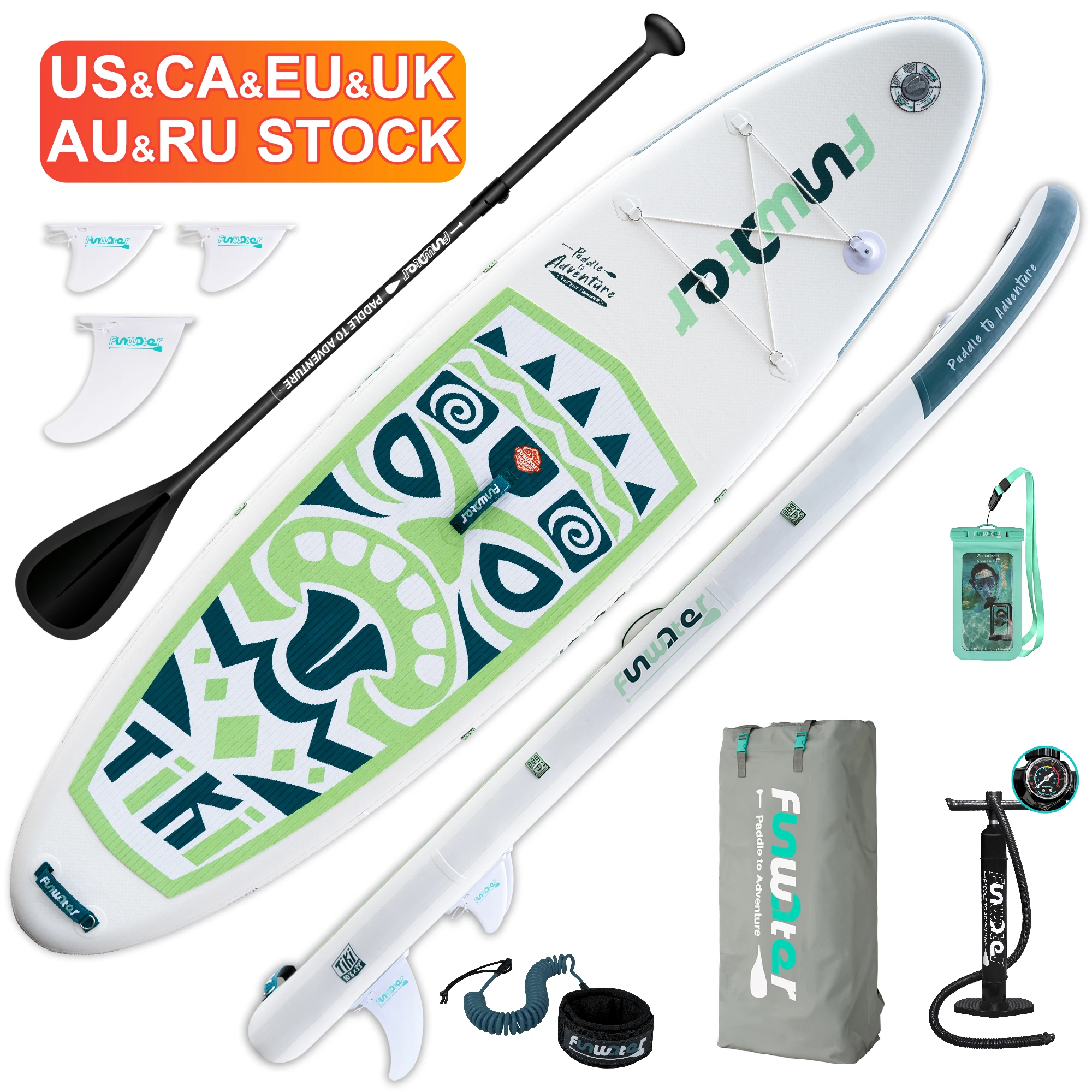 

FUNWATER Dropshipping OEM superfield supboard water sport paddleboard inflatable paddle board inflat paddl surf wakeboard