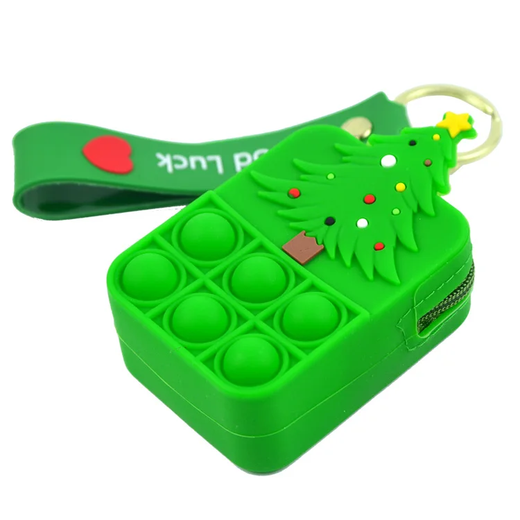 

new silicone mini soft wallet bags popping Push it Coin purses bag fidget toys crossbody pop handbags pouch, Multiple colors