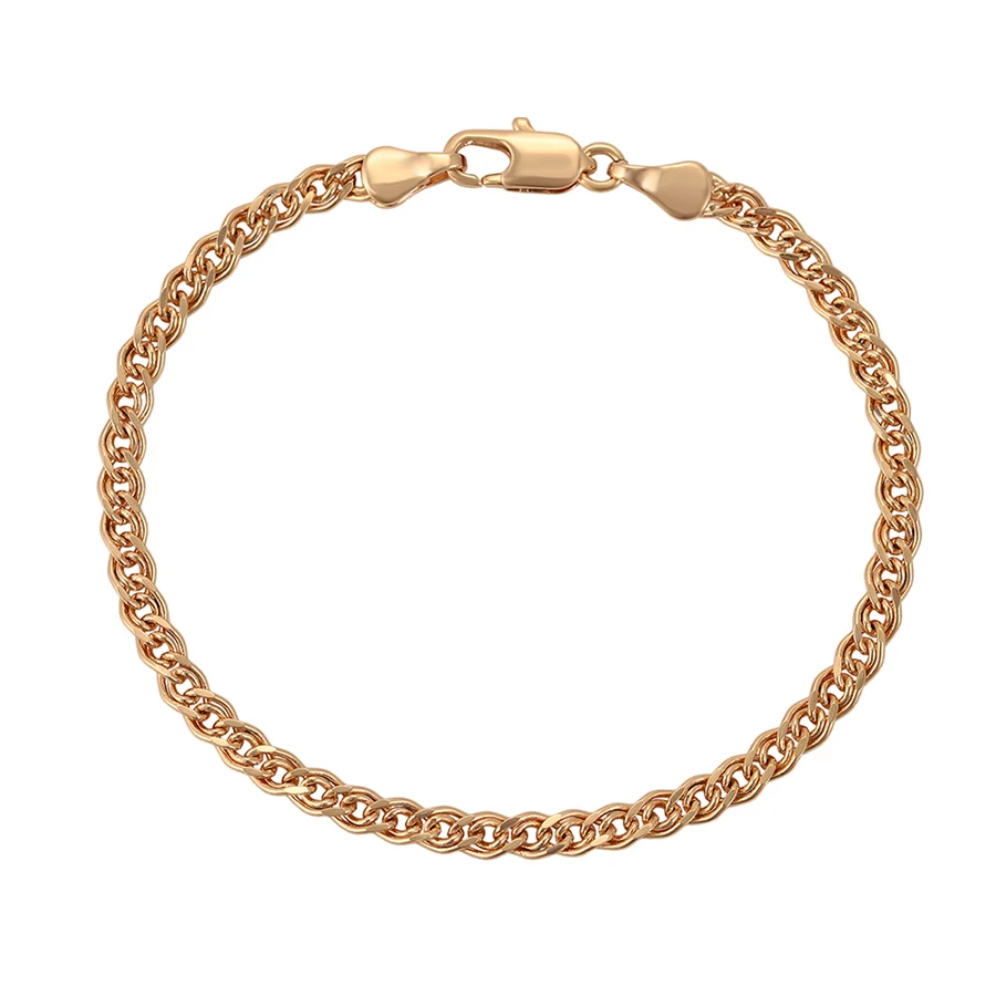 

76668 xuping fashion no stone cuban link chain bracelet jewelry
