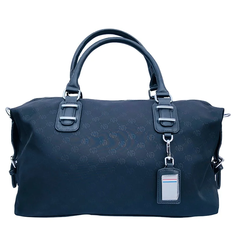 

China Factory Waterproof PU Boston Golf Clothing Bag Large, Black,customized