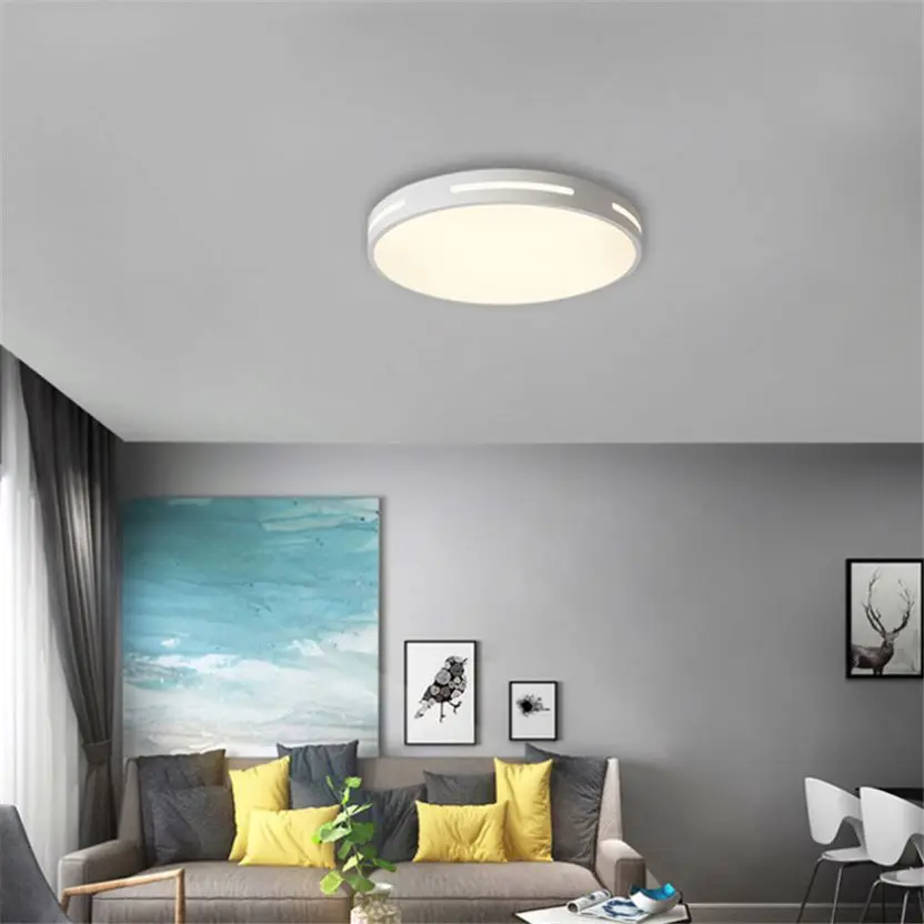 Rechargeable Emergency 60V Lights Suspended Living Dimmable Balcony Light Dining Room Round Led Ceiling Lamp