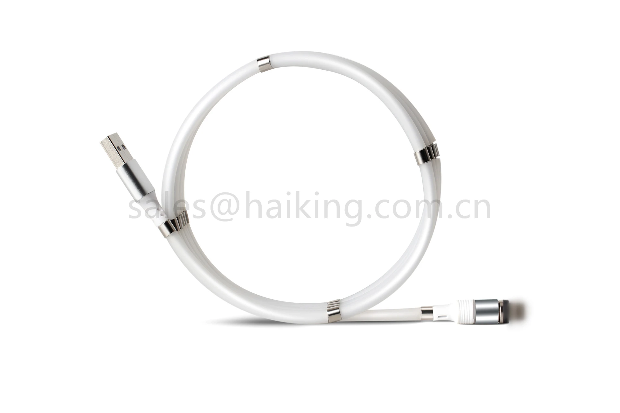 For iPhone SE Magnetic Head USB Cable Data Sync Charging Cable 2020 New SuperCalla Design - ANKUX.COM