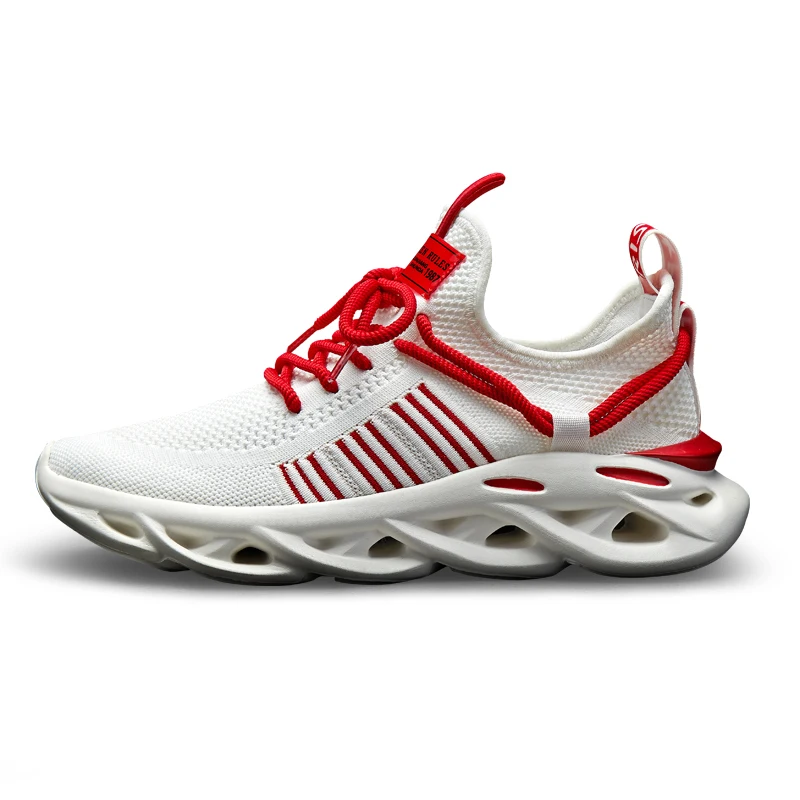 

2020 hot mix md outsole fly weave upper breathable fashion casual sneakers sport shoes men running shoes footwear men low price, White-red/white-orange/black-red/black-orange