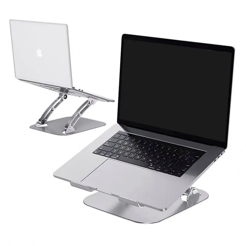 

Aluminum alloy computer stand HOPc7 2 in 1 adjustable laptop stand, Silver