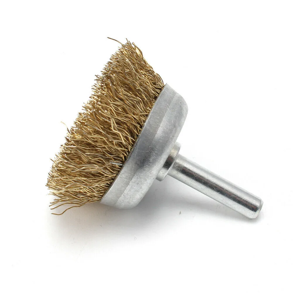 Steel Wire Cup Brushes Copper Steel Drill Brush from PEXCRAFT