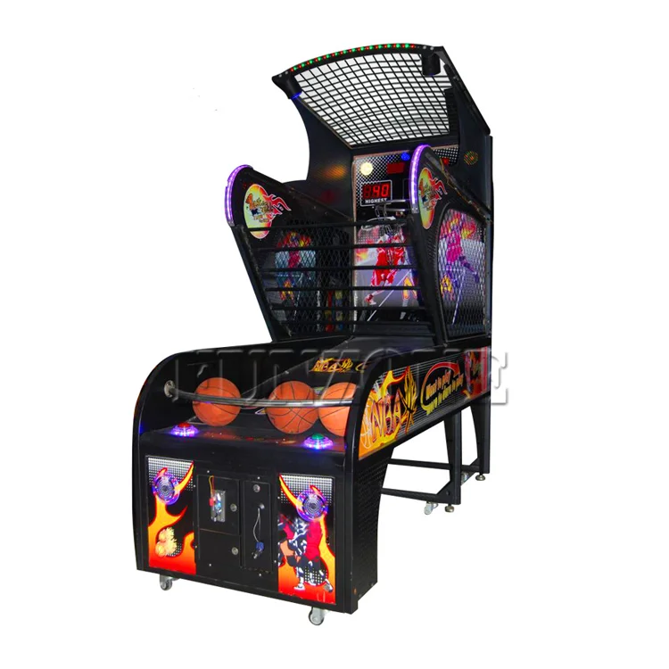 Coin Operated Adult Indoor Basketball Arcade Game Machine Kids ...