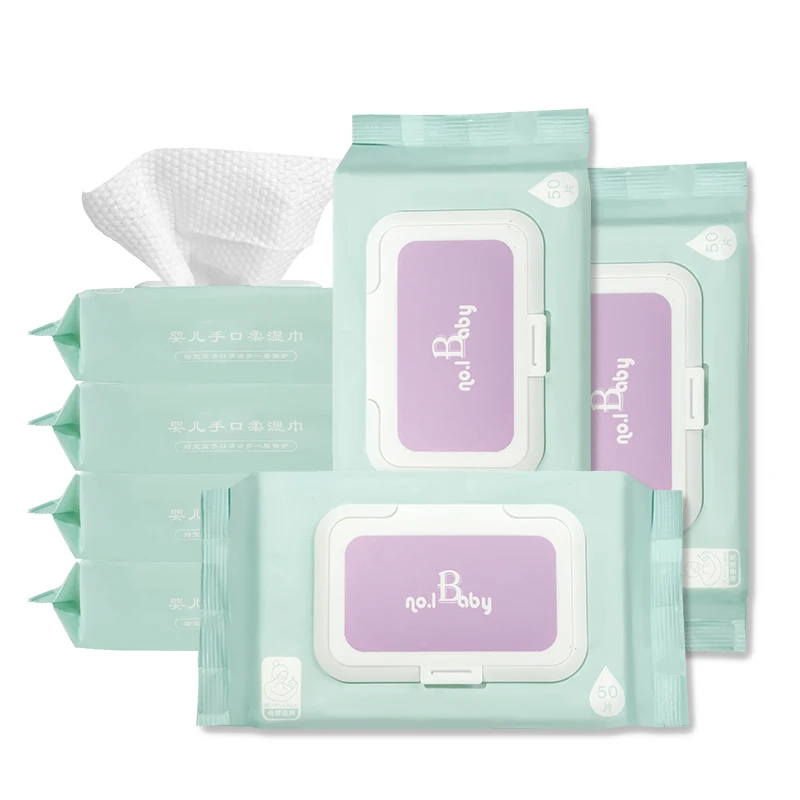 

Drop Shipping Wholesale Organic Cleaning Eco-friendly Resealable Naturally Sensitive Skin Hydrophilic Wet Supplies Baby Wipes