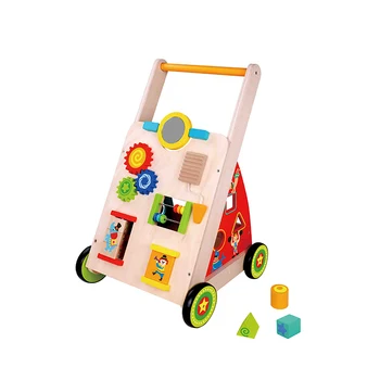 wooden baby activity walker