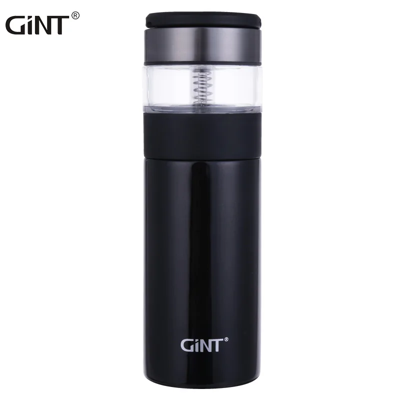 

350ml Fashion Business Portable Lift Ring Make Tea Double Wall Water Bottle