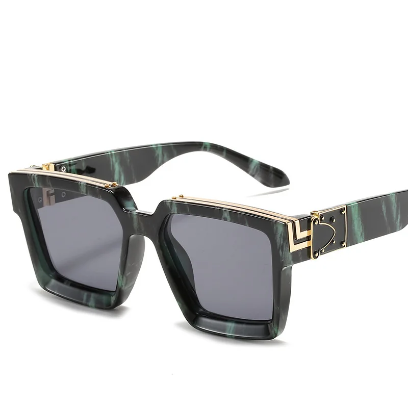 

EUGENIA 2021 Fashion Oversize Candy Color Big Frame Polarized Sunglasses For Male Wholesale Customization Mens sunglasses