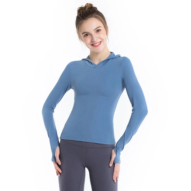 

Fashion Fitness Yoga wear Activewear Sports Hoodie long sleeves for Women