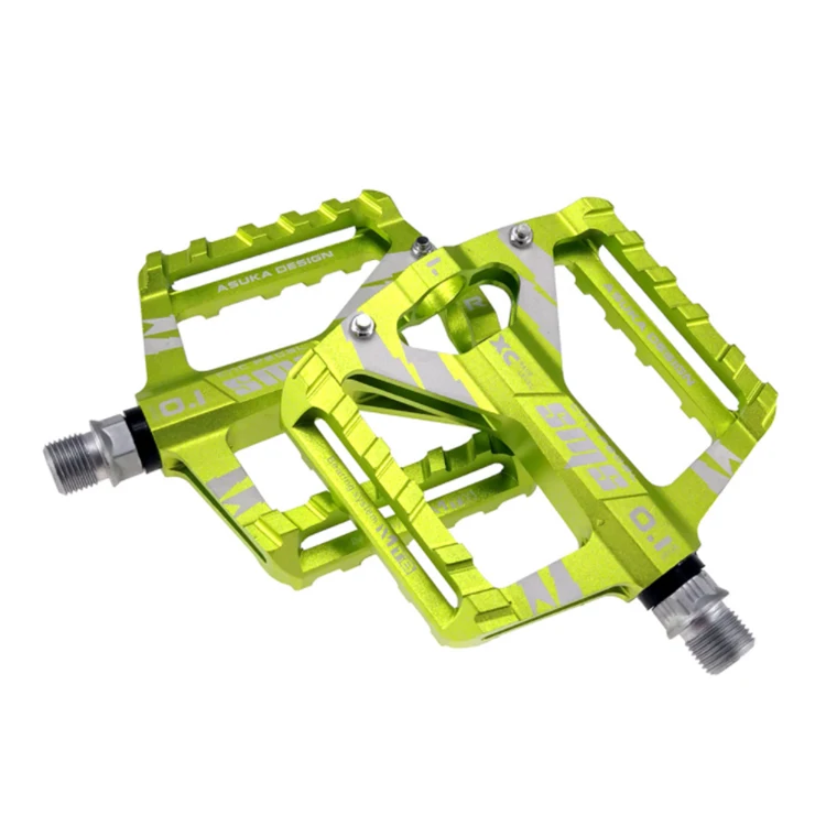 

2021 New Trendy Riding Accessories Foldable Bike Pedals Aluminum Alloy Mtb Road Bicycle Pedals, Black, red, blue, purple, gold, titanium, orange, green