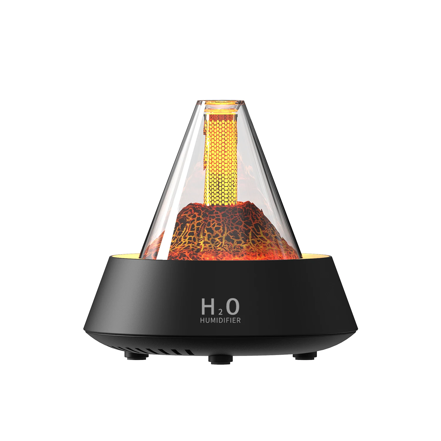 Ultrasonic Flame Air Humidifier & Essential Oil Diffuser