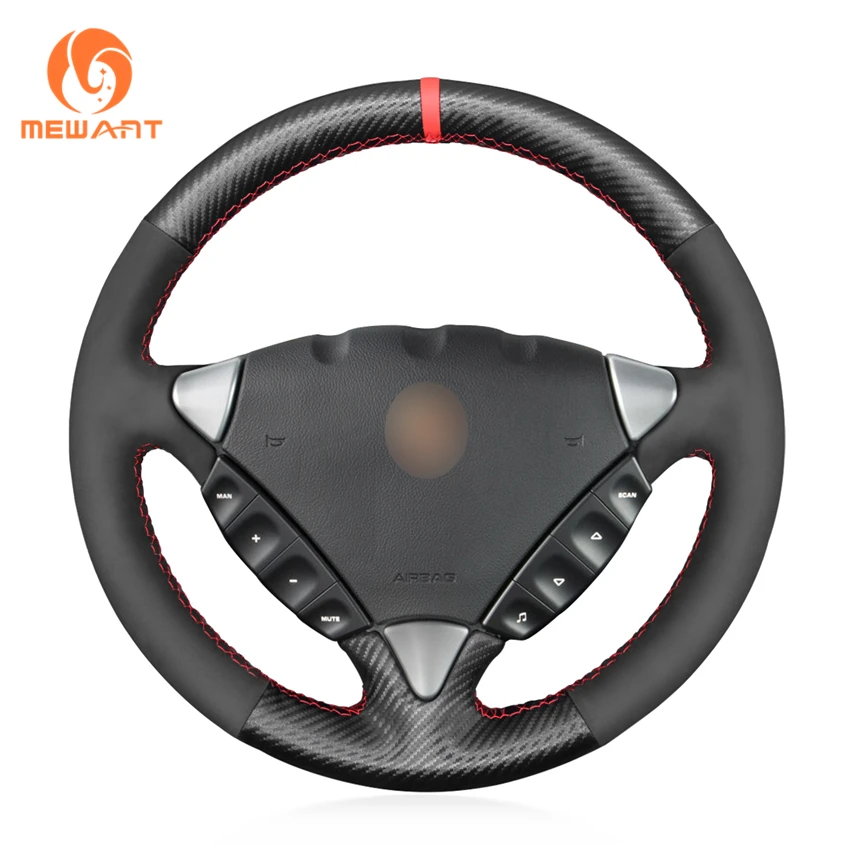 

Matte Carbon Suede Hand Sewing Steering Wheel Cover for Porsche 2004 2005 2006 2007 2008 2009 2010