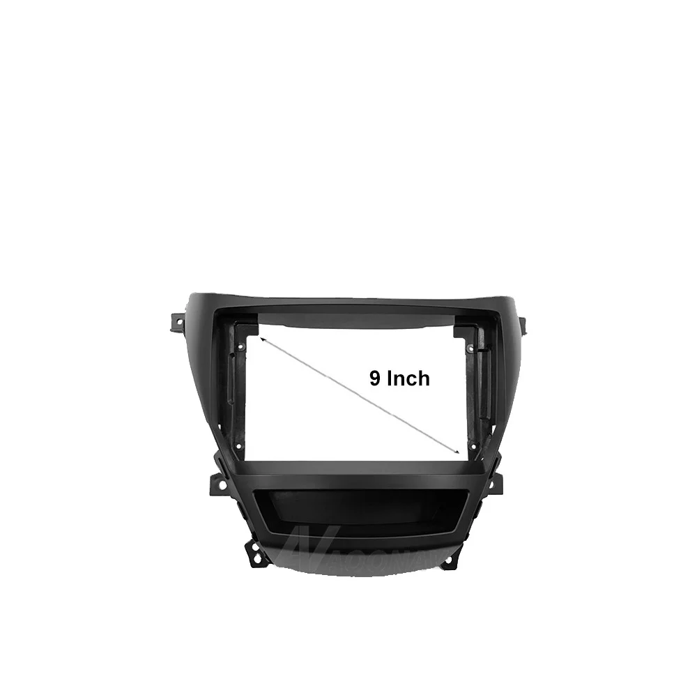 

9 inch Car Auto Multimedia fascia DVD panel For Hyundai Elantra 2012 Dash Kit Installation Frame Trim Bezel