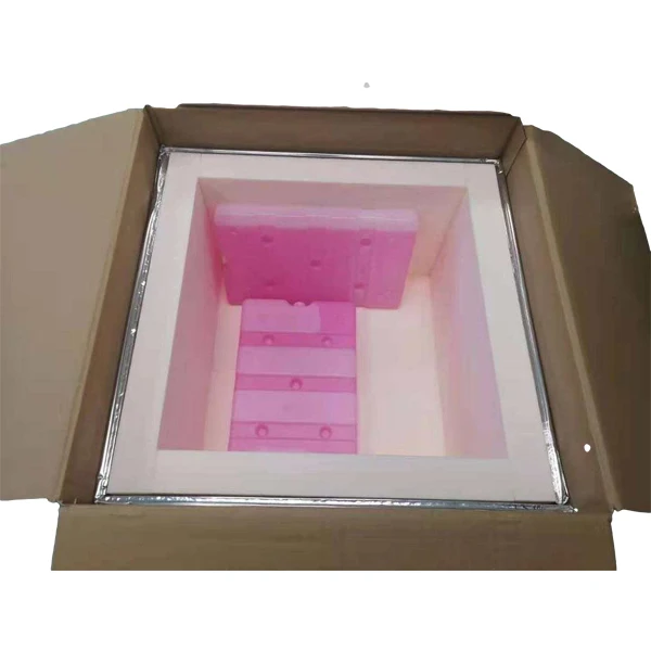 

Insulated cold box for blood vaccine storage transportation equip with PCM cooling pack eco-friendly insulation VIP cooler box, As per clients request