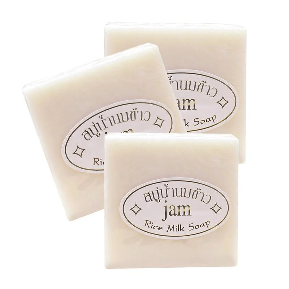 
Rice milk soap for Bathing Face Hand Body natural soap bar whitening soap 