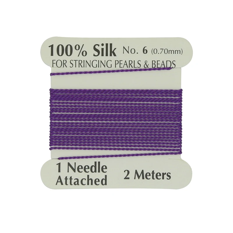 

XuQian Wholesale Quality Factory Price Supply 100% Natural Plum Color  Silk Cord