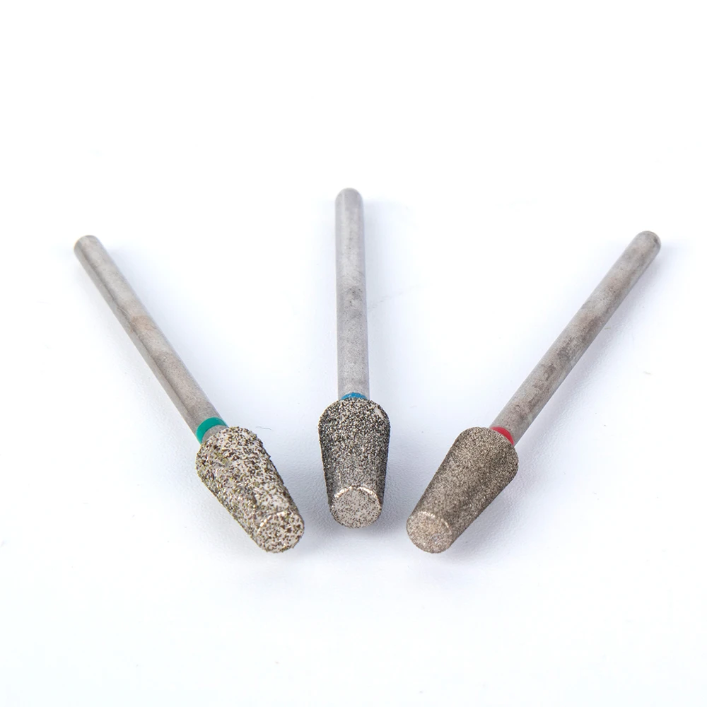 

3/32"diamond bits for nails Nail Drill Bit Cuticle Pedicure Burr File Nail Art Tool Tungsten Drill Bit